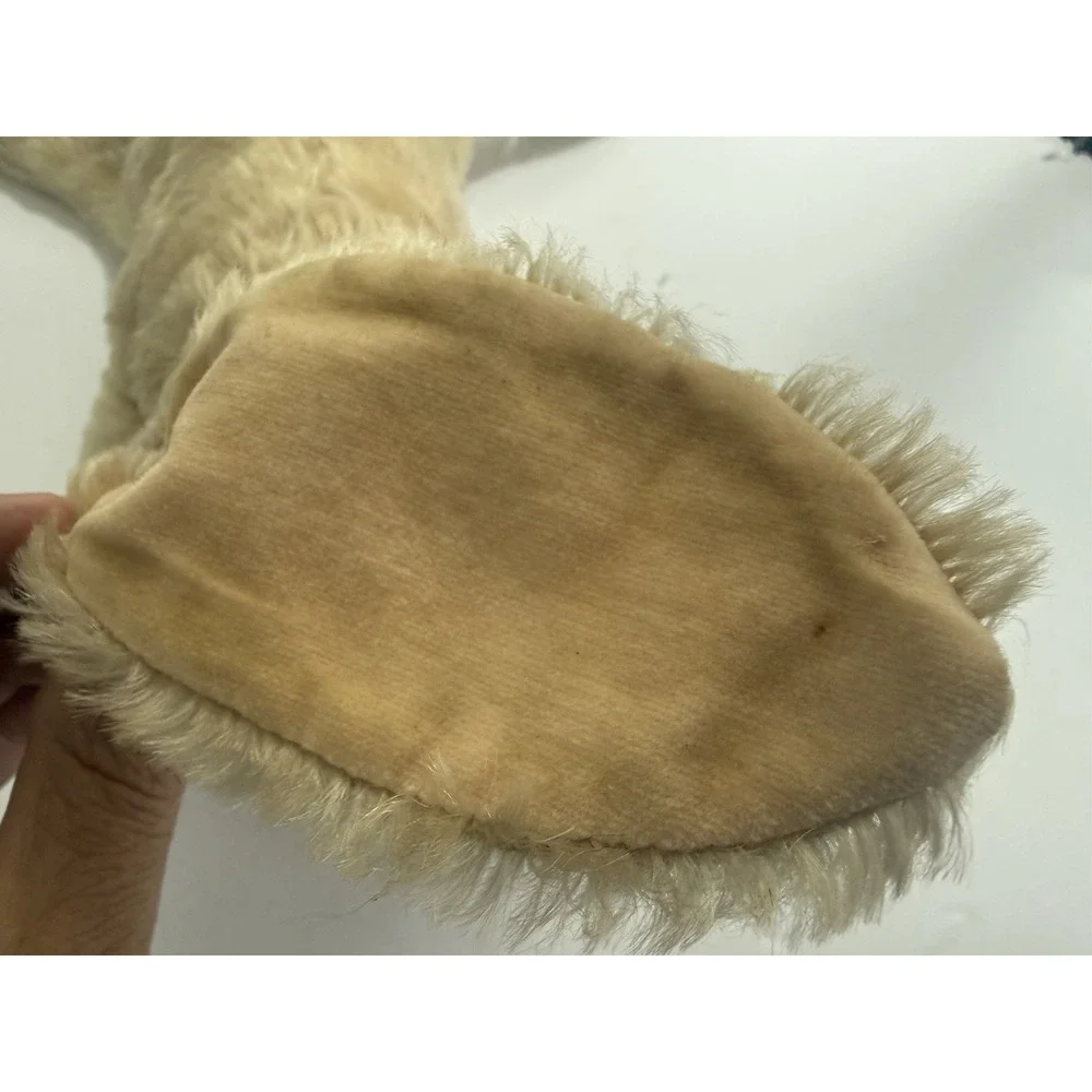 Vtg Bunny Rabbit Steiff Originals Floppy Hansi Ear Button Mohair Twist LOT Of 2